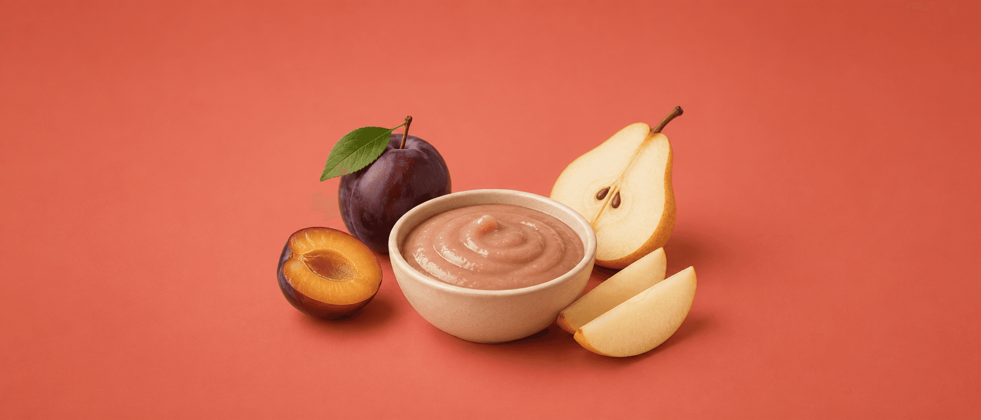 Compote prune poire