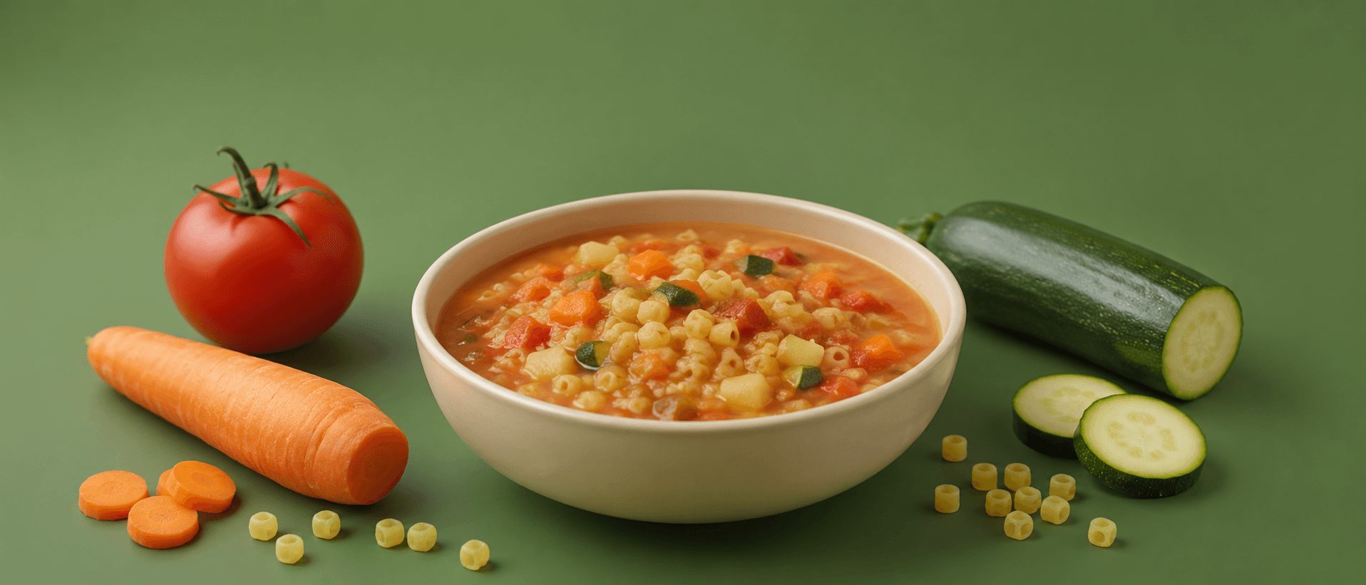 Soupe minestrone de bébé